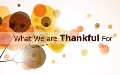 What we’re thankful for
