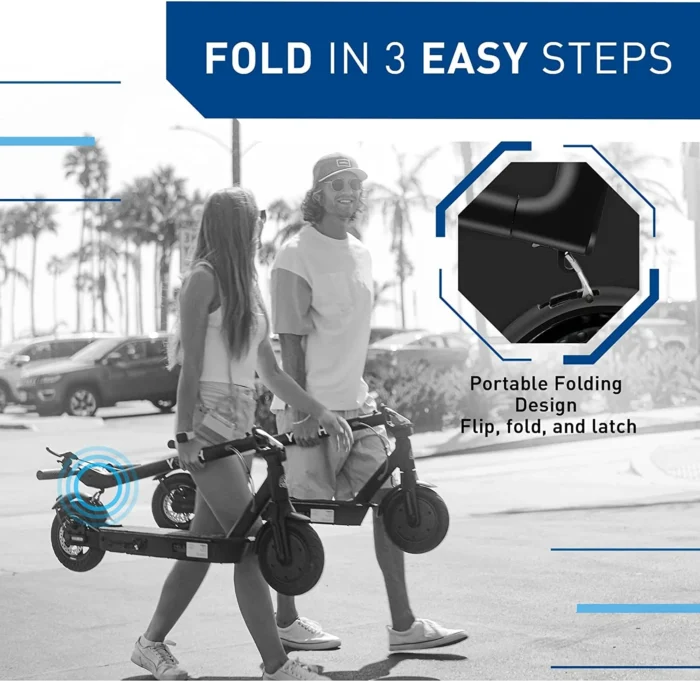 Hiboy KS4 Pro Premium Electric Scooter-folds-in-3-easy-steps
