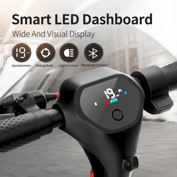 Hiboy KS4 Pro Premium Electric Scooter-smart-led-dashboard