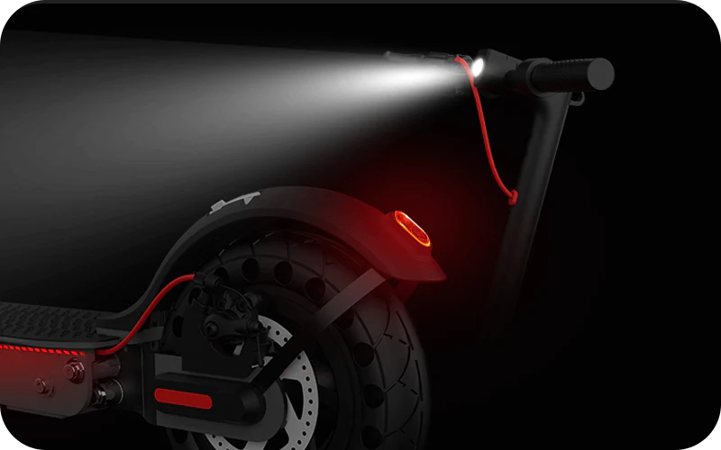 Hiboy S2 Electric Scooter - 3 Briliant Lights System