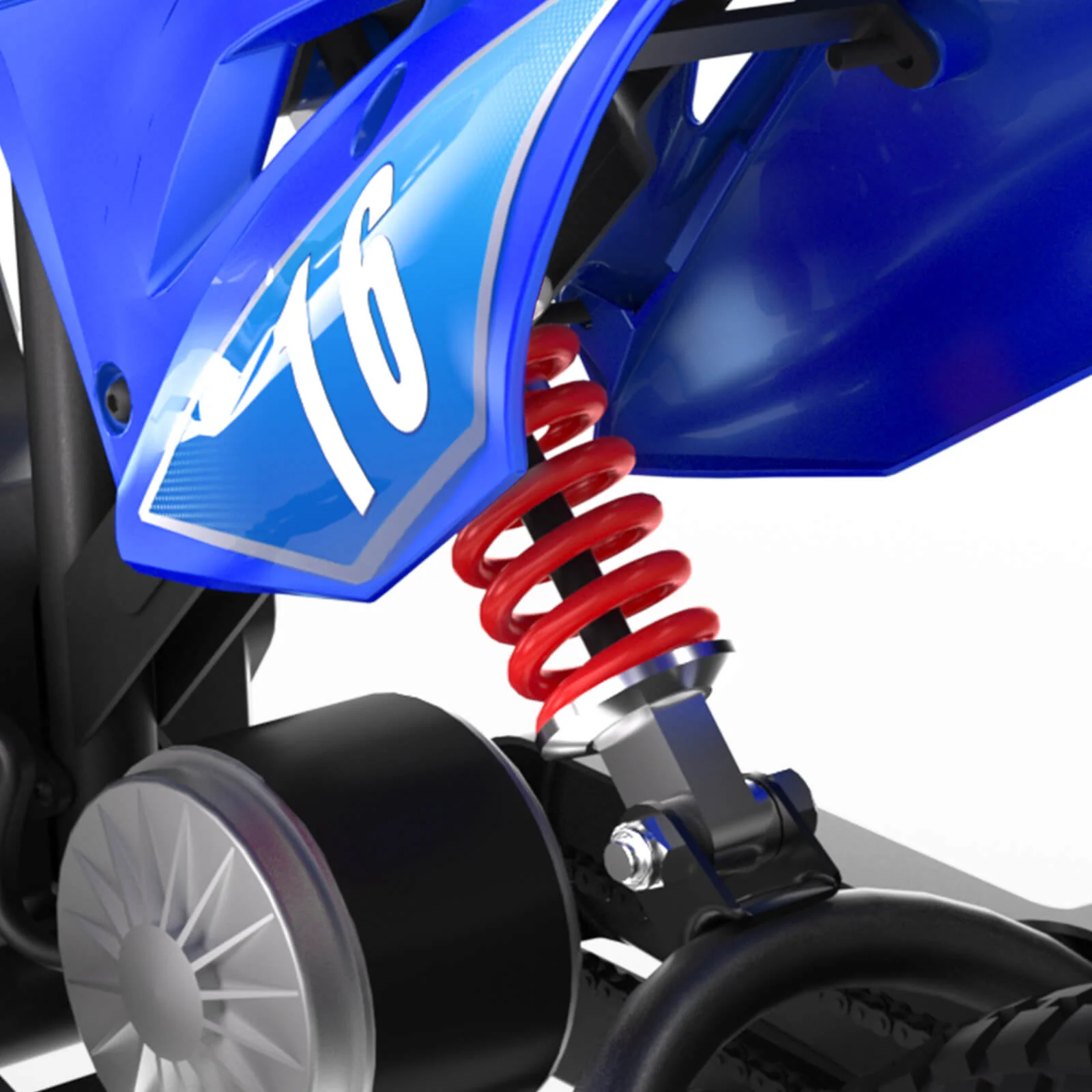 Hiboy DK1 Electric Dirt Bike For Kids Ages 3-10-Adventure Sports Innovation-dirt-bike-rear-shock-absorber