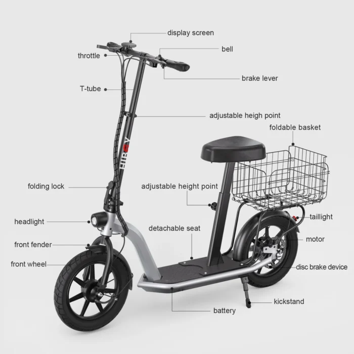 Hiboy ECOM 14 Eco Friendly Fat Tire Electric Scooter-features-Adventure Sports Innovation