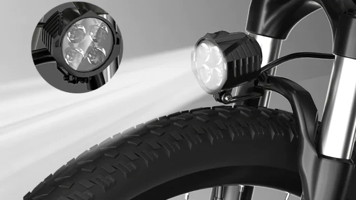 Hiboy P7 Commuter Electric BikeHigh-luminance Headlight-Adventure Sports Innovation
