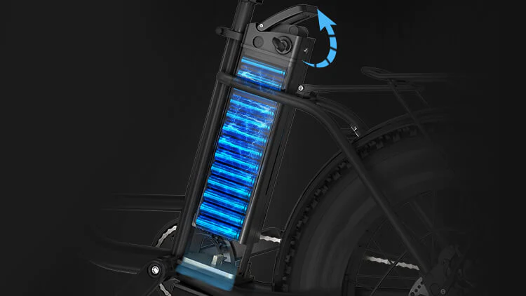 Hiboy EX6 Step-thru Fat Tire Electric Bike - Adventure Sports Innovation - Long Lasting Battery
