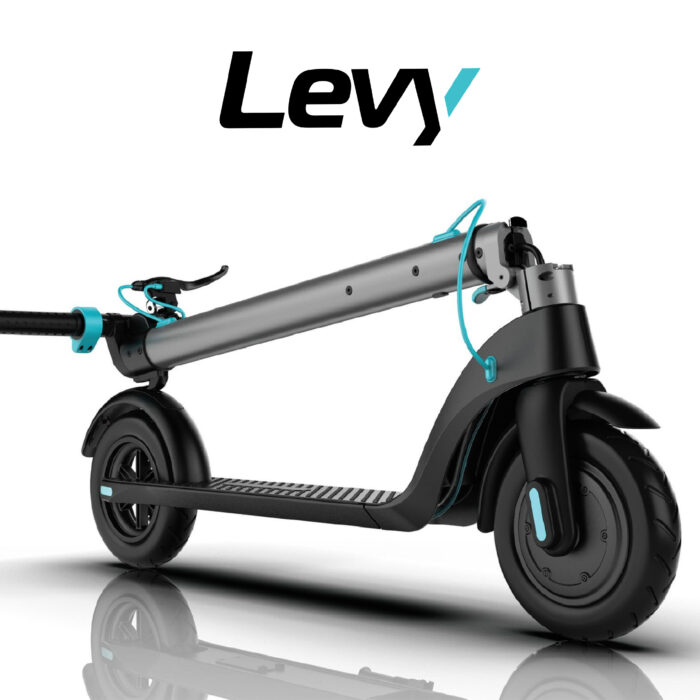 Levy foldable electric scooter Classic - fully swappable battery