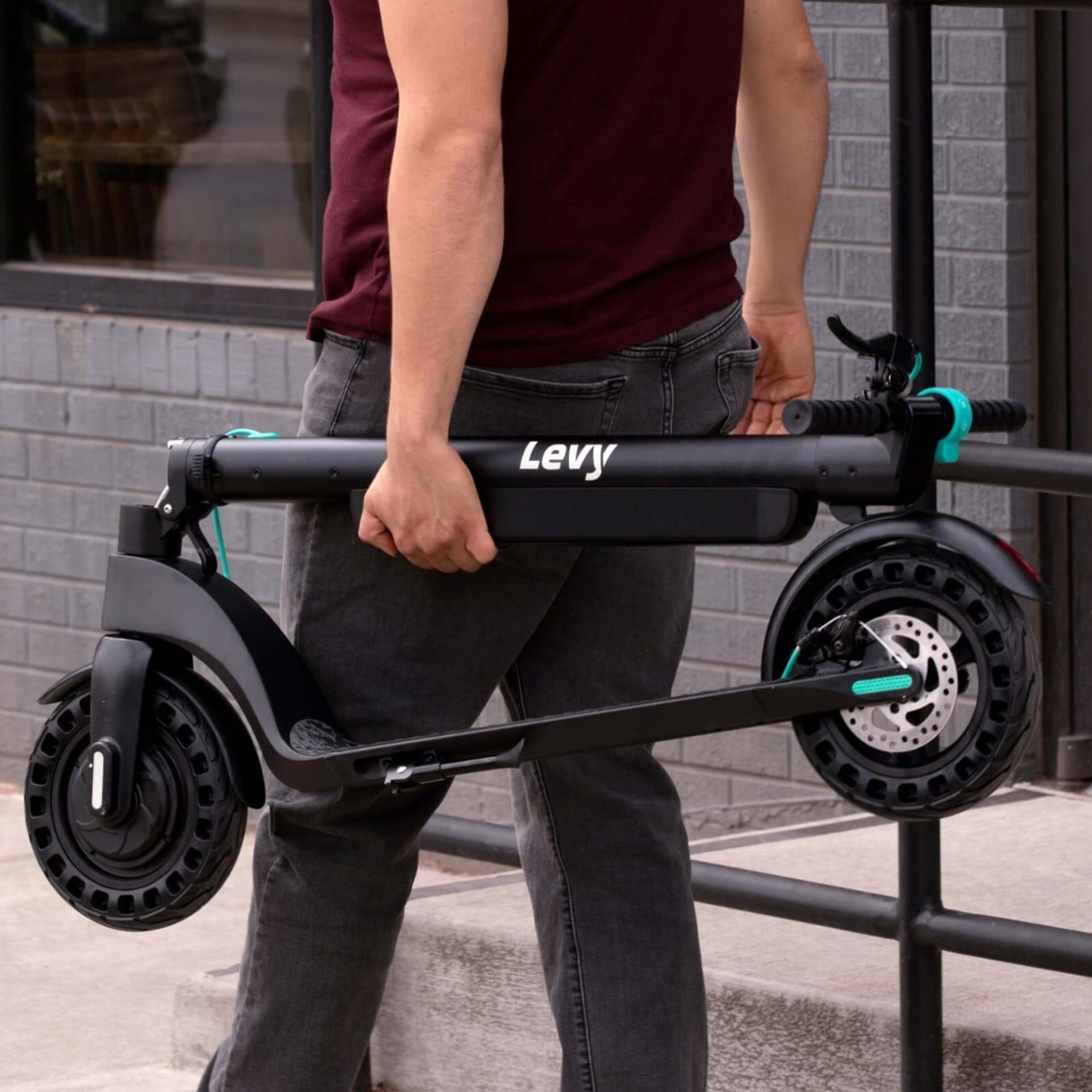 levy plus foldable escooter - Adventure Sports Innovation light weight