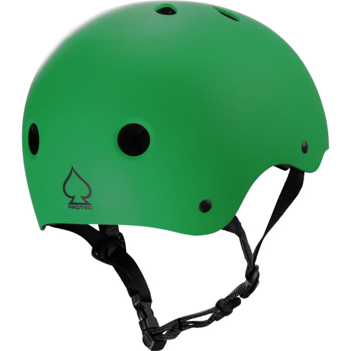 Pro-tec-classic-certifed-matte-bright-green-helmet-asi-view4