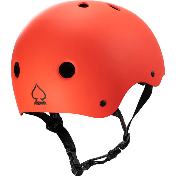 Pro-tec-classic-certifed-matte-bright-red-helmet-asi-view3