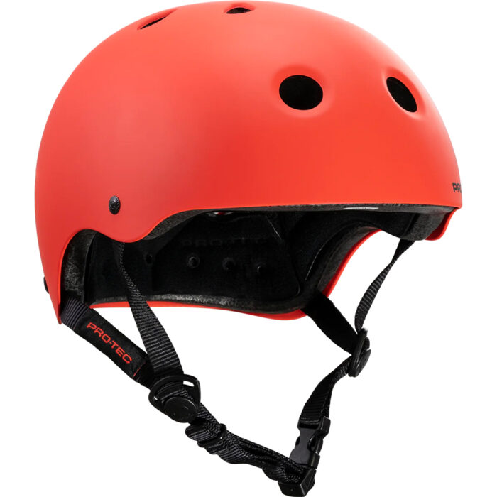 Pro-tec-classic-certifed-matte-bright-red-helmet-asi-view4